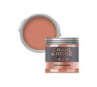 Craig & Rose 1829 Etruscan Red Chalky Emulsion Paint, 50Ml