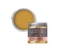 Craig & Rose 1829 French Ochre Chalky Emulsion Paint, 50Ml