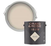 Craig & Rose Chalky Emulsion Paint Mallord - 2.5L, White