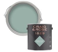 Craig & Rose Chalky Emulsion Paint Morris Blue - 2.5L, Blue