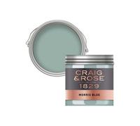 Craig & Rose 1829 Morris Blue Chalky Emulsion Paint, 50Ml