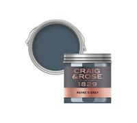 Craig & Rose 1829 Payne's Grey Chalky Emulsion Paint, 50Ml