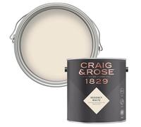 Craig & Rose Chalky Emulsion Paint Regency White - 2.5L, White
