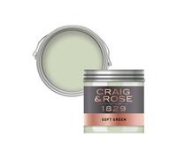 Craig & Rose 1829 Soft Green Chalky Emulsion Paint, 50Ml