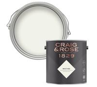 Craig & Rose Chalky Emulsion Paint Whiting - 2.5L, White