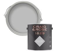 Craig & Rose Chalky Emulsion Paint Wilkie Grey - 2.5L, Grey
