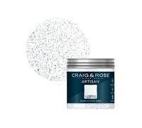Craig & Rose Artisan Glitter Glaze Paint Starlight Silver - 300ml