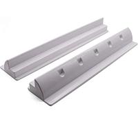 CraigSolar.co.uk Set of 2 Anti-ultraviolet ABS solar panel side Mounting Brackets White 550mm for fitting solar panels to motorhomes, caravans, boats or roofs