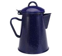 CRAKES 1.2L Enamel Coffee Pot Hand Tea Water Teapot Decor Starry Blue Teapot Cafe