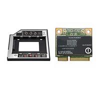 CRAKES Sata 2Nd Hdd Ssd Hard Drive 9.5mm for Cd/Dvd-Rom Optical Bay with 300M Bluetooth 3.0 Wireless Card for 4530S