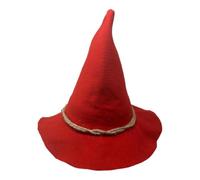 CRAKIIN Adult Scarecrow Hat Felt Hat Halloween Wizard Witch Hat Cosplay Costume Accessory for Men Women Vintage Scarecrow Headwear Party Dress Up Decoration