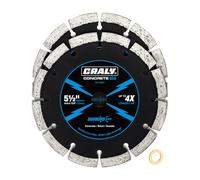 CRALY 5-1/2 Inch Super Thin Segmented Diamond Blade, 5/8 in Arbor, 2PC(10114001-1002)