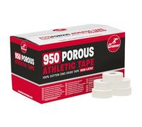 Cramer 950 Zinc Oxide Tape - Athletic Trainers Strapping Tape for Ankle, Wrist & Joint Support - Latex-Free, Easy Tear, Rigid Sport Tape for Injury Prevention & Training - 1.5" x 15yds, 48 Rolls