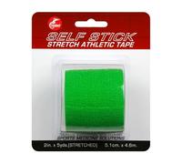 Cramer Eco-Flex Self-Stick Stretch Tape, Cohesive Tape, Flexible Elastic Sports Tape, Athletic Training Room Supplies, Easy Tear & Self-Adherent Bandage Wrap, Single 5 Yard Roll, Compression Tape