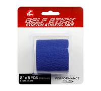 Cramer Eco-Flex Self-Stick Stretch Tape, Cohesive Tape, Flexible Elastic Sports Tape, Athletic Training Room Supplies, Easy Tear & Self-Adherent Bandage Wrap, Single 5 Yard Roll, Compression Tape, Blue