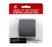 Cramer Eco-Flex Self-Stick Stretch Tape, Cohesive Tape, Flexible Elastic Sports Tape, Athletic Training Room Supplies, Easy Tear & Self-Adherent Bandage Wrap, Single 5 Yard Roll, Grey