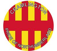 Cramlington - Pride of Northumberland - (Two Pack) 80mm Diameter Car Bumper Window Decal Sticker