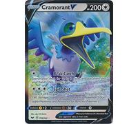 Cramorant V 155/202 Ultra Rare Pokemon Card (Sword & Shield) + TitanCards® Toploader