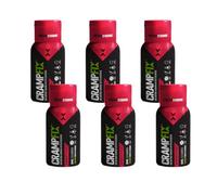 Crampfix Flip-Top Lid 50ml Squeeze Shot Bottle - Fast & Effective Relief from Muscle Cramp for Running, Cycling, Swimming & All Intensive Exercise - 6 Pack (Raspberry)