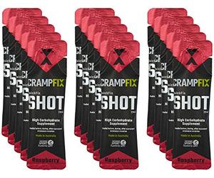 Crampfix QuickFix Shot Sachets - Fast & Effective Relief from Muscle Cramp (15 x 20ml Packets) (Raspberry)