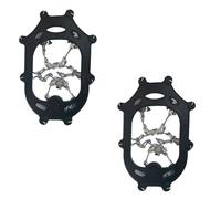 Crampons Crampons Anti Slip Bundled With Grips Chain Spike Stainless Steel Unisex Hiking Accessories(Black XL)