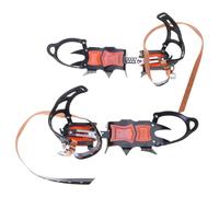 Crampons for Mountaineering Outdoor 12 Tooth Ice Climbing Ice Snow Skid Spikes Winter Clip Ice Grips Crampons