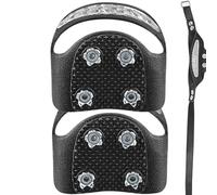 Crampons-hiking shoes - high precision ice shoes, snowshoe gripper points, reflective climbing accessory case Item | For, mountaineering, winter hiking, safety, t