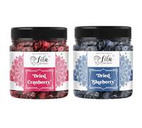 Cranberries 200 gms (100 g x 2) Combo Pack Naturally Sweetened Premium Californian Blueberry Cranberry Delicious Tasty Chewy Berries Perfect for Giftings