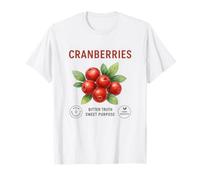 Cranberries Bitter Truth Sweet Purpose Vintage Farmer Retro T-Shirt
