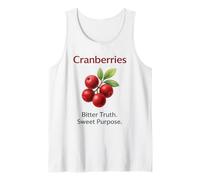 Cranberries Bitter Truth Sweet Purpose Vintage Farmer Retro Tank Top