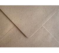 Cranberry 100 Pack C6 Light Brown Kraft Envelopes 114 x 162mm Gummed 110gsm - A6 Fit - Eco-Friendly Recycled Natural Fleck