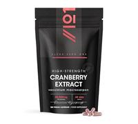 Cranberry Extract 52,500mg - 180 Vegan Capsules - High Strength 50:1 Cranberry Extract (Vaccinium Macrocarpon) - Resealable and Recyclable Pouch by Alpha01