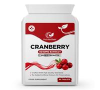 Cranberry Fruit Extract 5040mg - 90 Cranberry Capsules | Urinary Tract & Bladder Support | Vegan, Non-GMO, | Made in UK | High Strength Supplements for Men and Women | 3 Month Supply