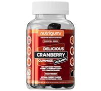Cranberry Gummies 9000mg High Strength Extract | 25% Proanthocyanidins (PACs) | 60 Vegan Cherry Gummies | with Vitamin C 80mg | Antioxidant & Immune Support Supplement | by NUTRIGUMS®