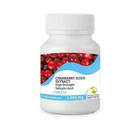 Cranberry Juice Extract Salicylic High Strength Acid 180 Tablets Immune System Prevent Urinary Tract infections Britain Quality in Bottlles HEALTHY MOOD UK