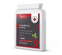 Cranberry Max Strength 5,040mg x 90 Tablets - Healthy Urinary Tract, Bladder and Kidney Cleanse Support Supplement - Effective Cystitis Remedy for Men and Women - Suitable for Vegetarians & Vegans
