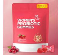 Cranberry Probiotic Gummies For Women.Digestive,Vaginal And Gut ,60 Gummies.