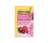 Cranberry & Raspberry - 20 Tea Bags - Sugar Free Tea - Caffeine Free Tea - Twinings