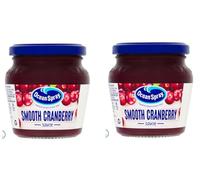 Cranberry Sauce, 2 x 200g Jars, Gluten-free, Vegan Smooth Cranberry Sauce, made from carefully selected cranberries and sweetened to perfection.