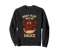 Cranberry Sauce Monster Funny Thanksgiving Humor Sweatshirt