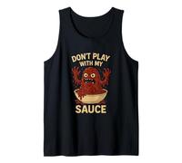 Cranberry Sauce Monster Funny Thanksgiving Humor Tank Top