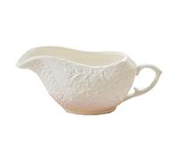 Cranberry Sauce Serving Dish Ceramic Gravy Boat Elegant Relief Design Serving Container for Sauce Wine Dressing Table Decor-2pc