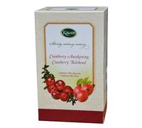 Cranberry Tea, 20 Bags of 3 g, 60 g, with Natural Vitamin C from Rosehip, Wild Collection Like Cranberry