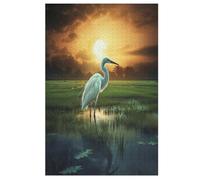 Crane Adults Kids Puzzle Jigsaw 1000 Pieces Educational Toy Game Family Decoration (78×53cm)