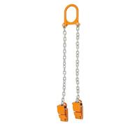 Crane and traction hoist Chain Drum Lifter, 1 Ton Lifting Tool With Double Chains, For Plastic And Iron Drums, 0-25mm Jaw Engine Motor Stand