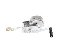 Crane and traction hoist Manual Winch 3500lbs Max Pulling Force, Silver Steel Construction, 4:1/8:1 Gear Ratio, For Trucks Trailers Boats Engine Motor Stand