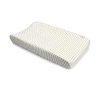 Crane Baby 100% Organic Cotton Change Pad Cover, Neutral Stripe Pattern for Boys, Girls, Unisex, Ultra-Soft GOTS Certified Cotton Cover, Perfect Registry Gift