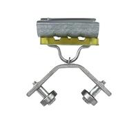Crane Bearing Wheels - Cable Disc | Wire Rope Suspending Device | Crane Cable Pulley for Angle Irons | High Load Wire Rope for Towing Equipment for Construction Workshops