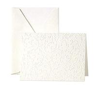 Crane & Co. Blind Embossed Pearl White Notes (CF1162)