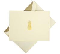 Crane & Co. Hand Engraved Pineapple Note (RF1411), Pack of 15
